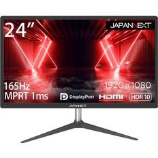 JAPANNEXT Wide FHD HDR Compatible 1920 x 1080 165Hz LED LCD Gaming Monitor JN-T24165FHDR-N