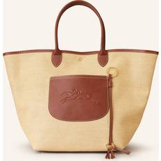 Longchamp Le Pliage Collection Handtas L Van Canvas - Beige