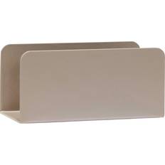 Beige Newspaper Racks Hübsch Zeitungsständer Interior Clutch 15 x 7 x 7 cm Beige Zeitschriftenhalter