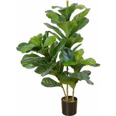 Järn Konstgjorda växter Lykke Konstväxt Fiddle-Leaf Fig 85 cm Konstgjord växt