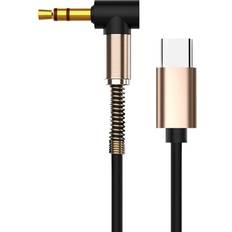 Megabilligt 1m 3.5mm AUX USB-C Ljudkabel Hörlurskabel Type-C