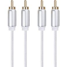 RCA Stereo M-M 1,5 m vit