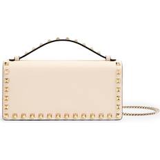 Valentino Studded Læder Pung Taske Dame - Beige