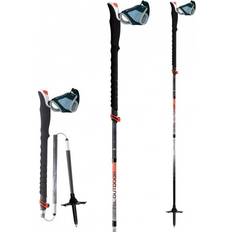 Trekking Poles tsl-outdoor Carbon 5 Cross ST Hiking Poles 110 x 130 cm Twist