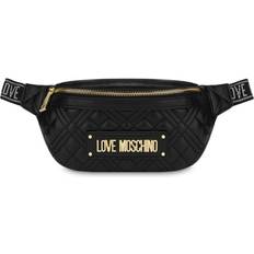 Love Moschino Bum Bags Love Moschino Logo-Plaque Belt Bag - Black