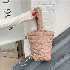 Polyester Bucket Bags SLOERT Delightful Chic And Floral Bucket Bag - Brown