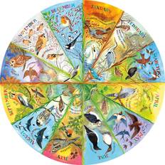 Birds of the Year RSPB Circular Jigsaw Puzzle 500 Pieces