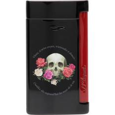 Lighters S T Dupont Memento Mori Maxijet Lighter Unisex Black