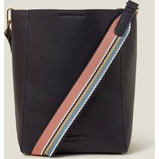 Faux Leather Bucket Bags Accessorize Faux Leather Bucket Bag - Black