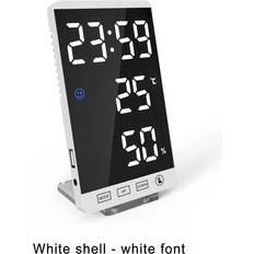 Alarm Clocks Greenzech LED Digital Alarm Clock with USB Charging Port