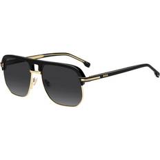 BOSS Double-Bridge Sunglasses - Metal/Black Acetate