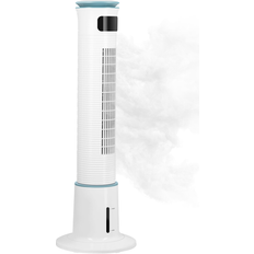 Siavonce 43-in 110-Volt 12-Speed High Velocity Indoor Outdoor White Oscillating Tower Fan FZ42939