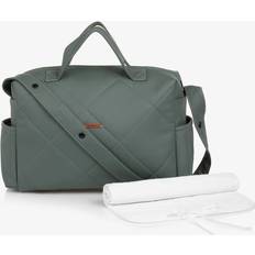 Uzturre Green Faux Leather Changing Bag 36 cm
