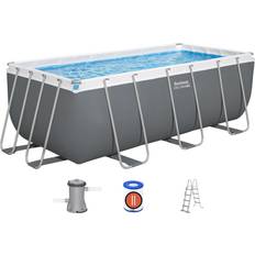 Piscine e Accessori Bestway Set Piscina Fuori Terra Steel Pro Max 412x201x122 cm Grigio