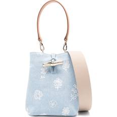 Longchamp Bucket Bags Longchamp Le Roseau XS Bucket Bag - Blue