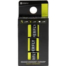 Surpoignées Perfly Surgrip De Squash Overgrip Tacky Jaune Fluo
