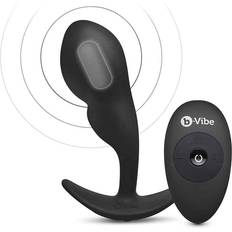 B vibe snug plug B-Vibe Remote Control P-spot Snug Plug 145g Black
