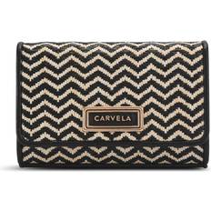 Black Clutches Carvela Capri Weave Clutch Bag - Black