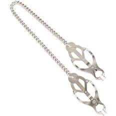 Nipple Clamps Spartacus Miabella Solid 925 Sterling Silver Italian 12mm Cuban Link Curb Chain Necklace
