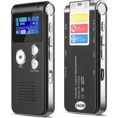 Voice Recorders & Handheld Music Recorders Zeuxo 16GB Digital Voice Activated Recorder