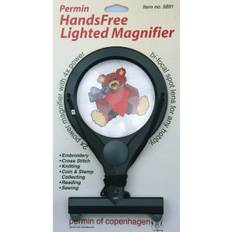 Förstoringsglas & Luppar Permin Handsfree Förstoringsglas Med Ljus 2x 4x