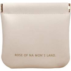 Faux Leather Cosmetic Bags LAIKOU Faux Leather Mini Cosmetic Bag - White