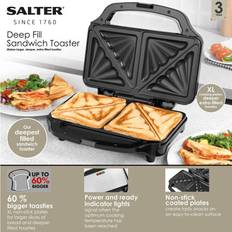 XL Sandwich Toaster Panini Press Electric Toastie Non-Stick Black
