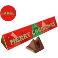 Matvaror Toblerone Merry Christmas Milk Chocolate Large Bar with Sleeve