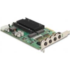 Nätverkskort & Bluetooth-adaptrar DeLock Netværksadapter PCI Express x4 1Gbps
