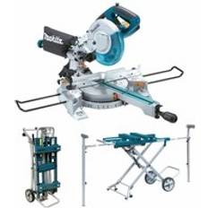 Power Saws Makita LS0815FL 240V 216mm Sliding Compound Laser Mitre Saw Laser + Leg Stand