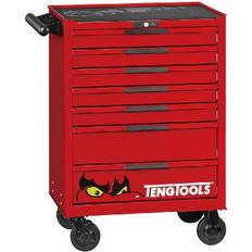 Teng Tools Verktygsvagnar Teng Tools Verktygsset 628 Delar Röd