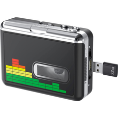 Media Players Digitnow USB Cassette Player Portable Walkman Stereo Tape to MP3 Converter Blackgreen