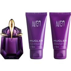 MUGLER Gaveæsker MUGLER Alien Gavesæt Eau de Parfum Spray 30 ml + Shower Milk 50 ml + Body Lotion 50 ml + 1 Stk