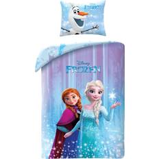 Frost Bäddset Barnrum Frozen Frozen-Bettbezug 140 x 200 cm Baumwolle 70 x 90 cm 70x140cm