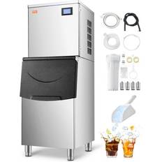 VEVOR Commercial Ice Maker 550LBS/24H 250LBS Storage Bin
