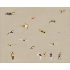 Fine Little Day Swimmers 40x50 cm Beige Plakat