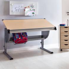 Tavoli Fun-Möbel Schreibtisch Kinderschreibtisch Marwin 120 x 60 cm Grau