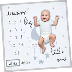 Metzuyan Newborn Baby Boy Girl Milestone Age Blanket Unisex Growth Mat 80 x 80 cm