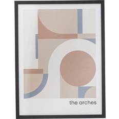 Bloomingville Rammer Bloomingville Arches Illustration Med 32x42 cm Sort Ramme