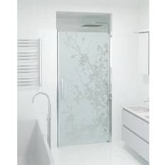 Bath Deluxe Vänern Nischduschdörr Kromprofil Dekorglas
