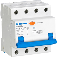 Chint Kombiafbryder RCBO 3P+N 16A 300mA 6kA