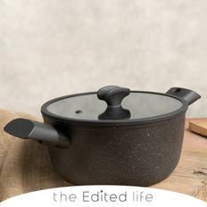 Dunelm Non-Stick Recycled Aluminium Stockpot Green 24 cm