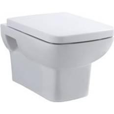 Toilets Balterley Alba Square Wall Hung Ceramic Toilet Pan 400mm