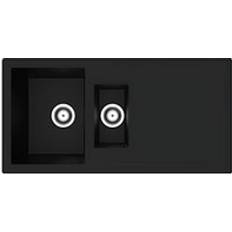Kitchen Sinks 1.5 Bowl Composite Reversible Kitchen Sink