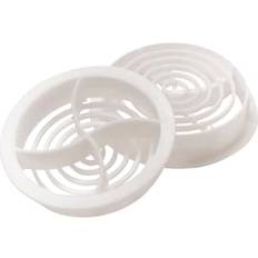 Wickes White Round Soffit Vent 70mm