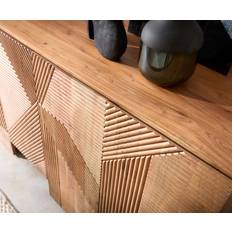 Møbler DeLife Sideboard Naxxar 180 cm Akazie Natur 5 Türen Skænk