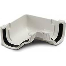 Polypipe White 130mm Ogee Gutter 90 Degree Internal Angle