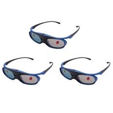 3D Glasses Jojomino 3X Rechargeable DLP Link 3D Glasses Active Shutter