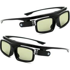 3D Glasses HKHBJS Active Shutter Rechargeable 3D Glasses