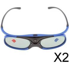 3D Glasses Sans Marque 2x Active Shutter 3D Glasses Eyewear USB Cable